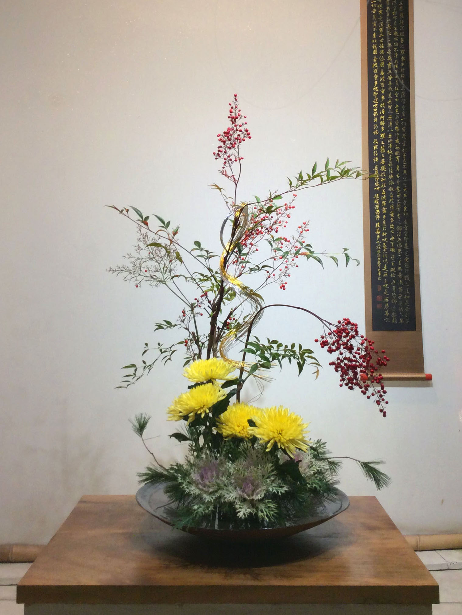 bouquet nouvel an coupe